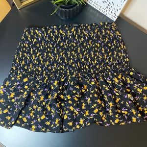 Forever 21 Floral Mini Skirt